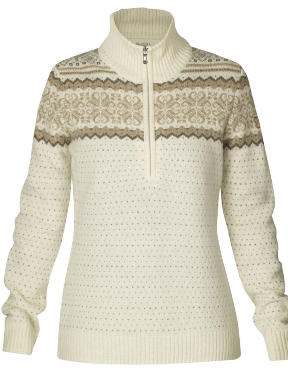Fjallraven Vika Quarter Zip Wool Sweater